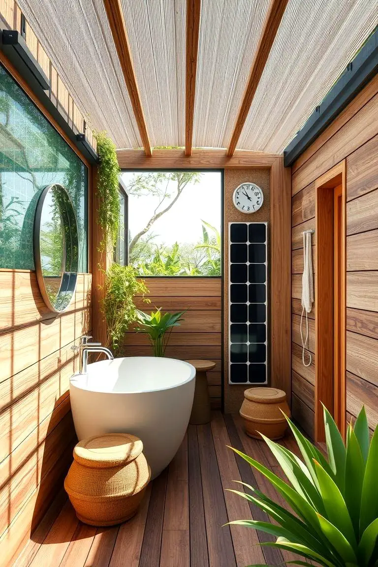 Solar Energy Bathroom