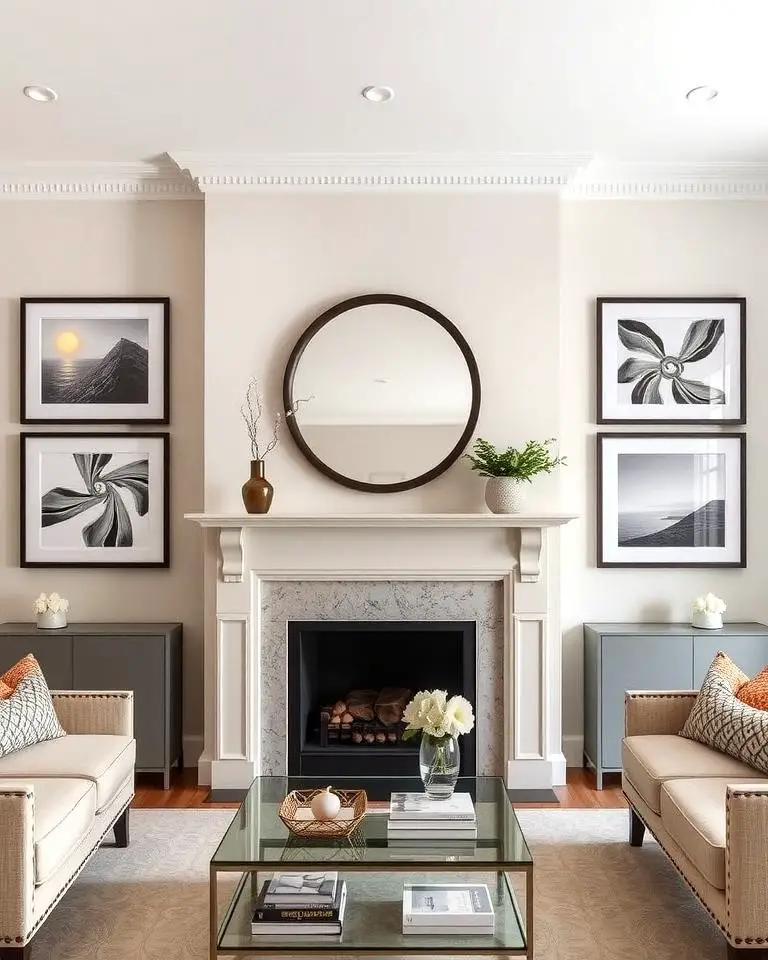 Symmetrical Artwork Displays