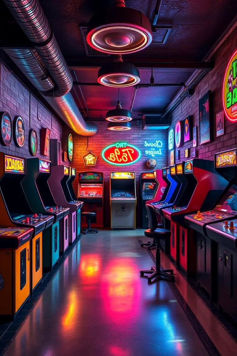 Retro Arcade Lounge