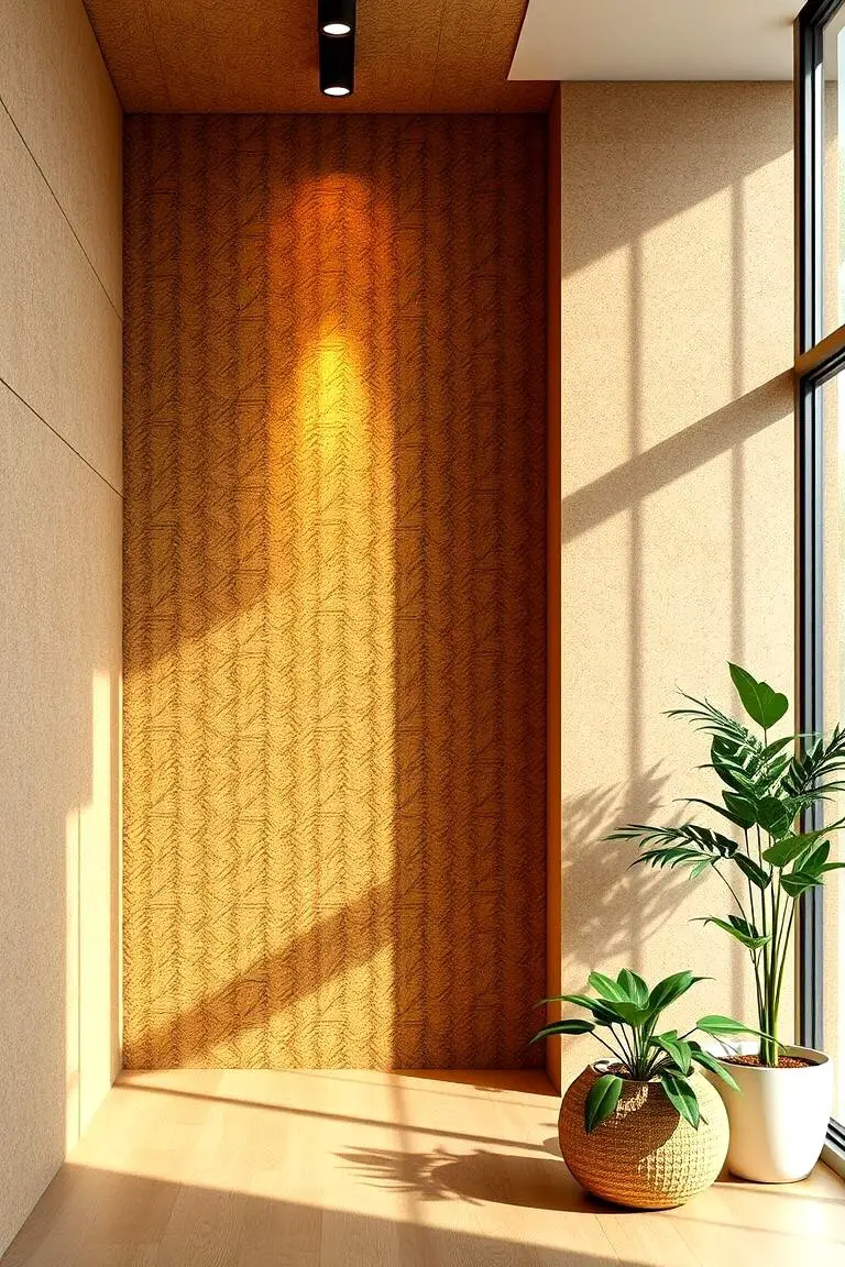 Sustainable Cork & Bamboo Walls
