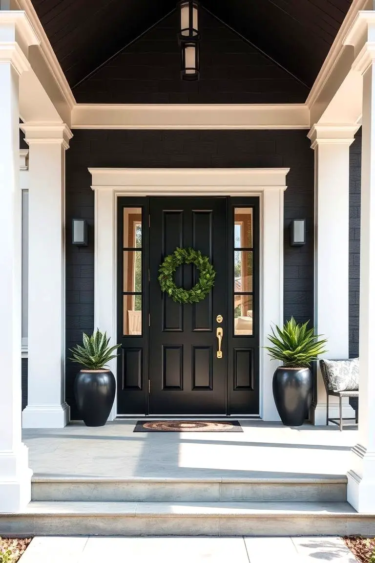 Textured Black Decorative Panels