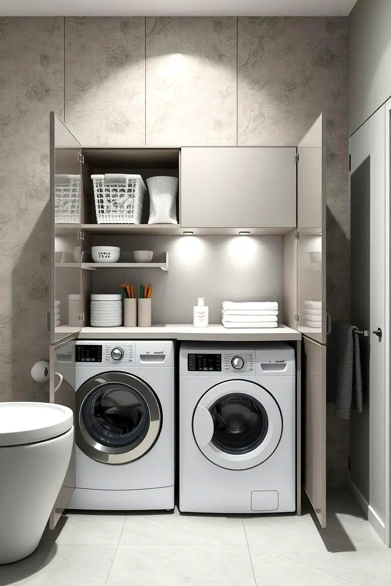 Multi-Functional Laundry Cabinet