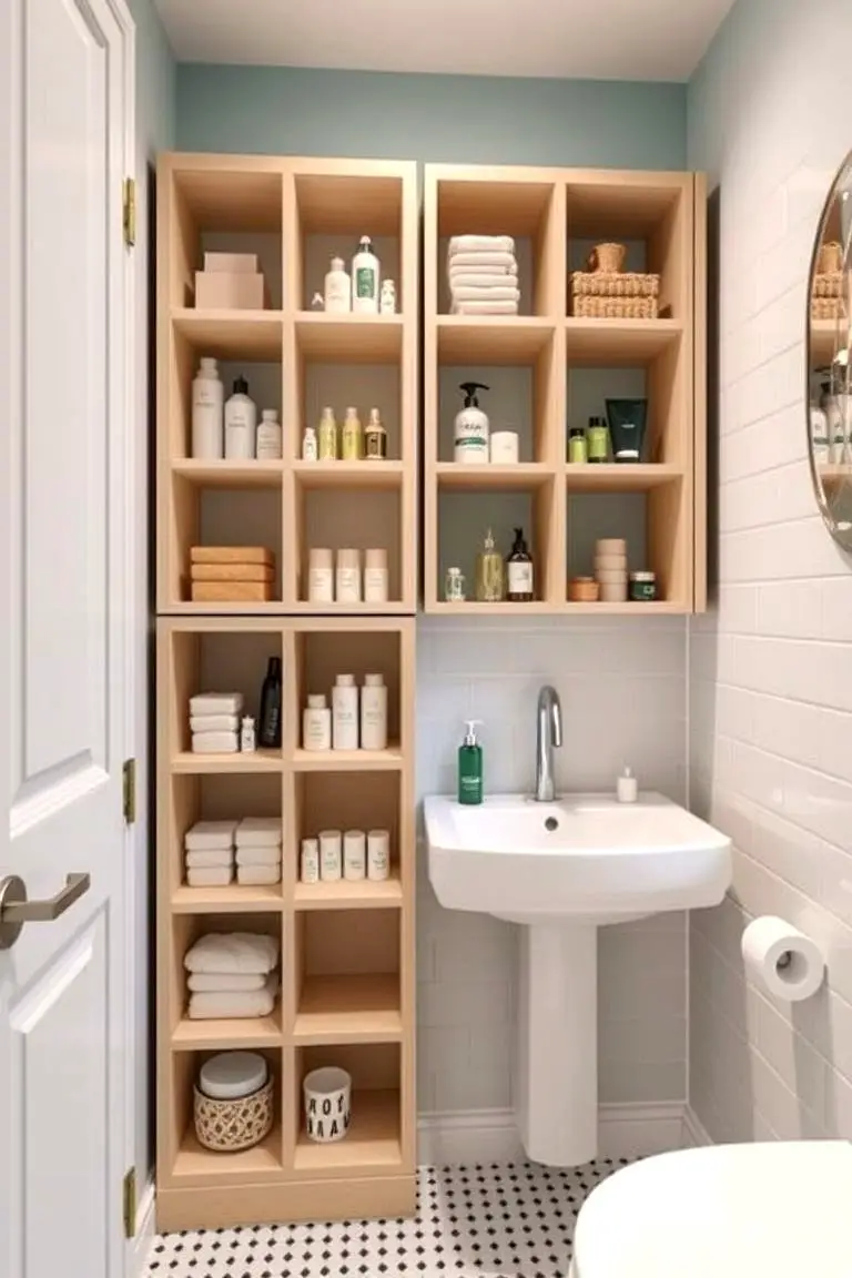 Compact Cubby Shelves