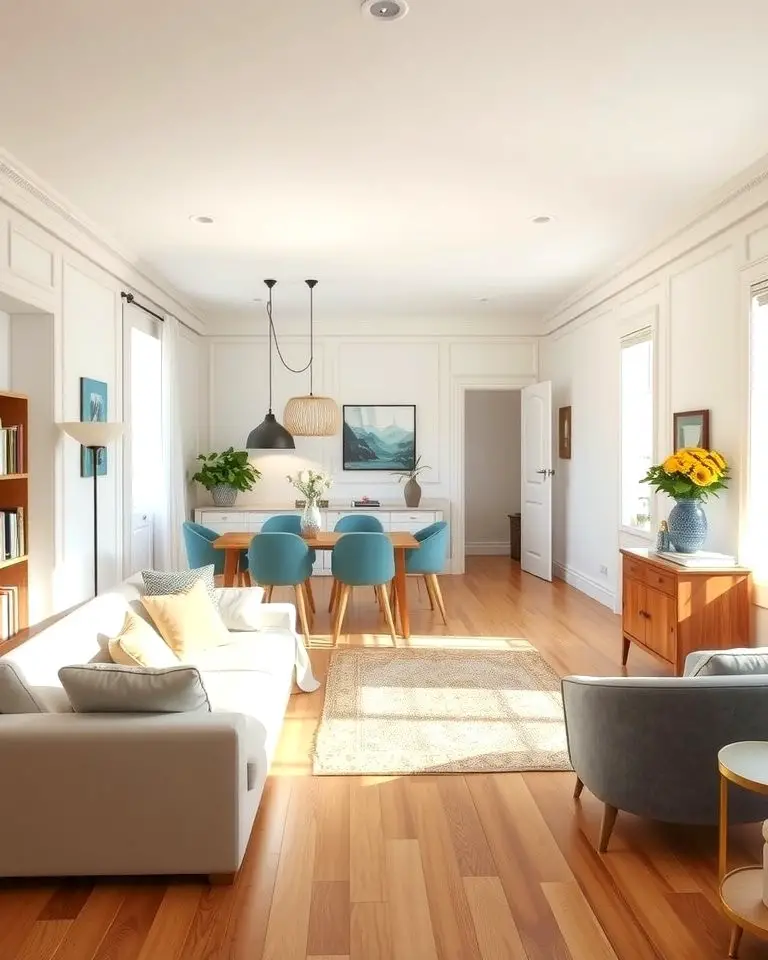 Egyptian Cotton in Open-Plan Living Spaces