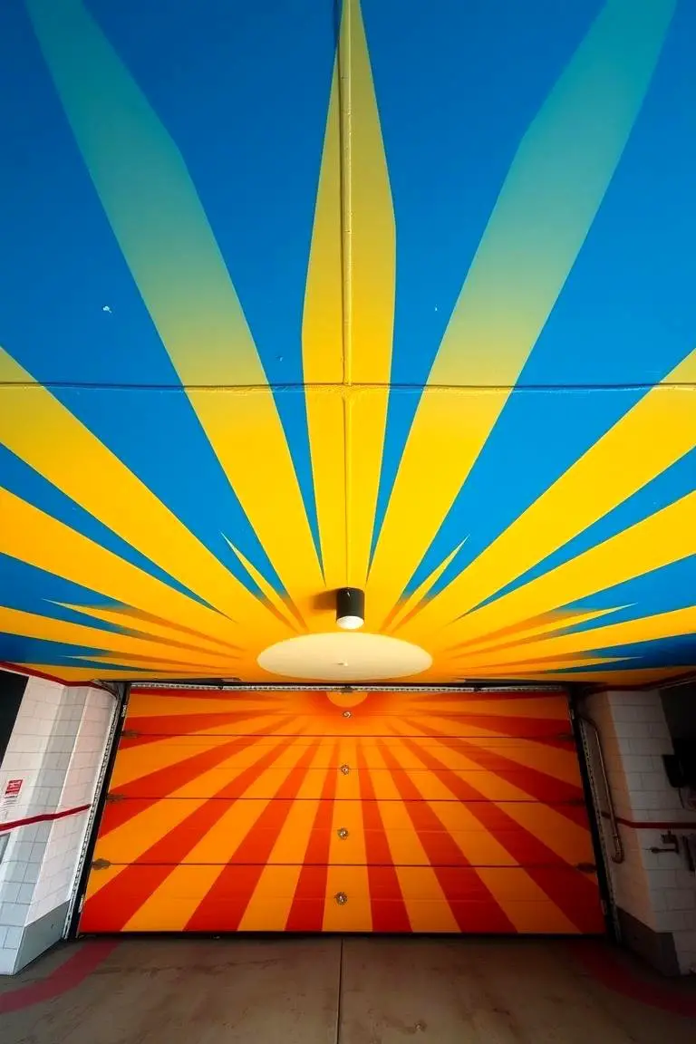 Radiant Sunburst Design