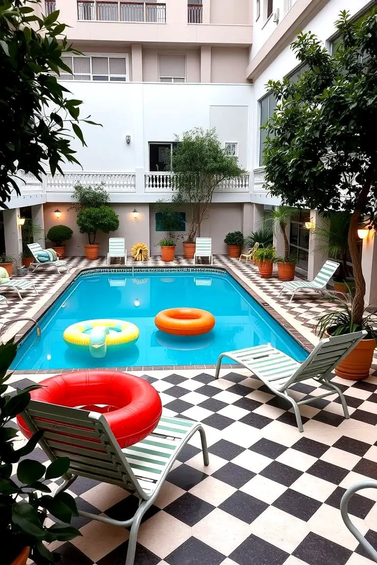 Vintage Poolside Design