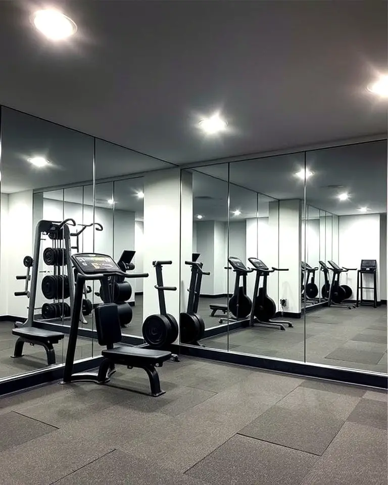 Mirrored Walls for Space Illusion