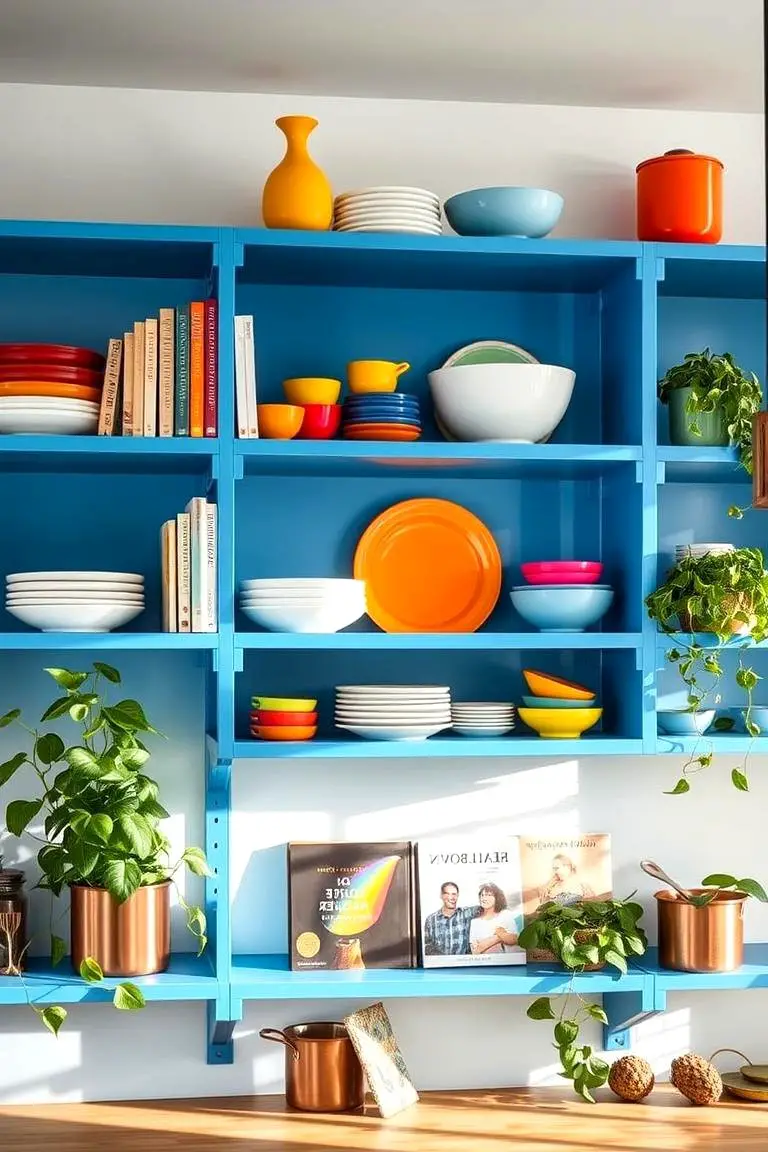 Bright Open Shelving