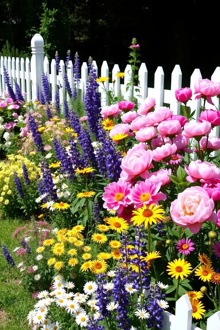 Colorful Perennial Borders