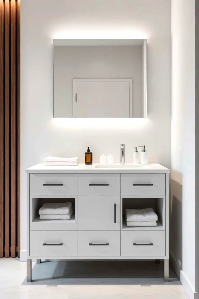 Narrow Console Vanity Option