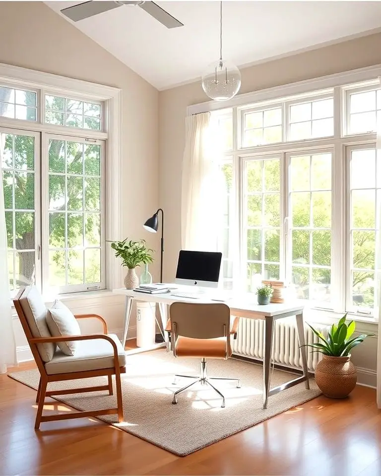 Bright and Airy Workspace