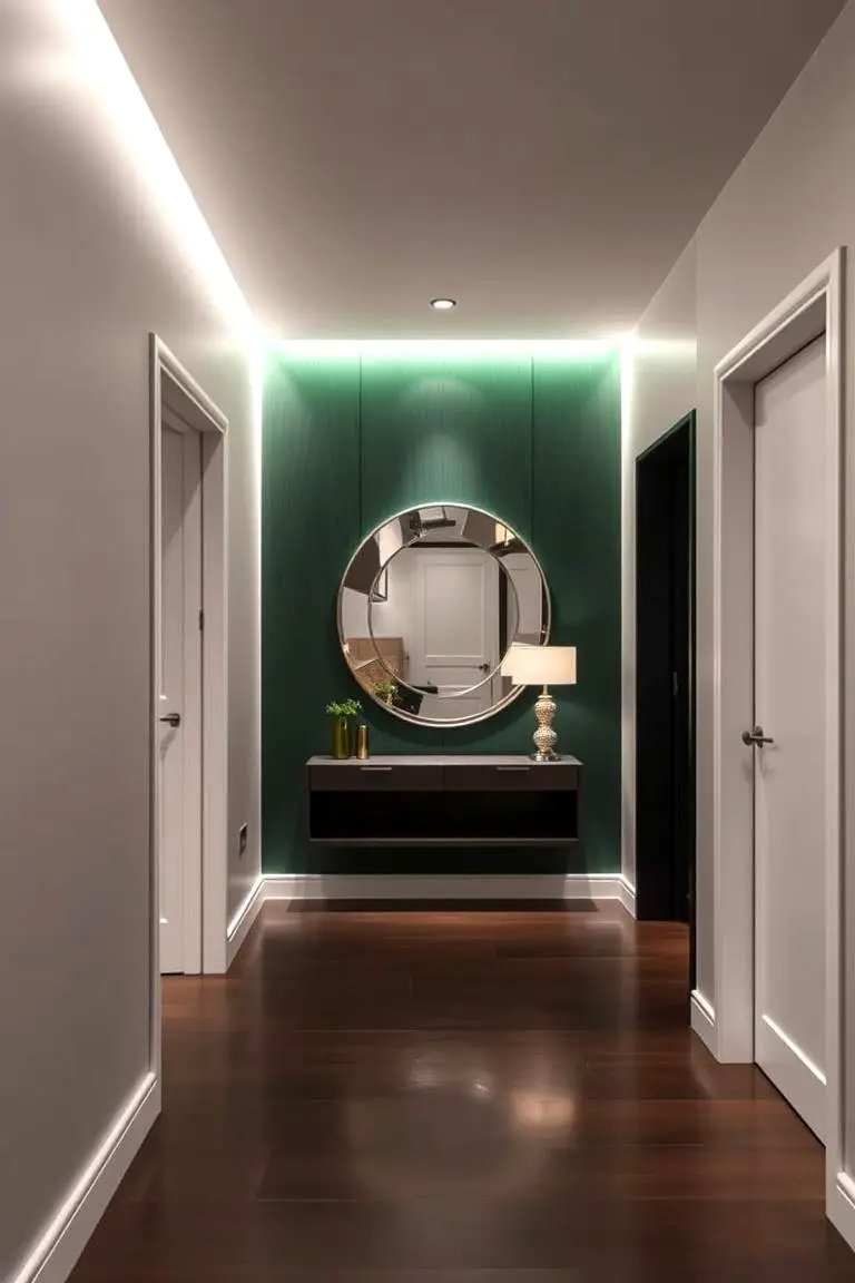 Contemporary Hallway Accent