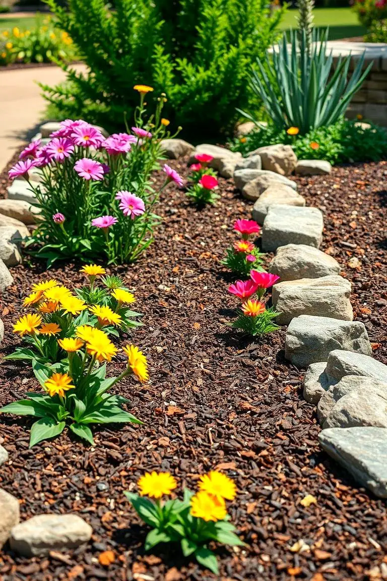 Mulch-Enhanced Garden Beds