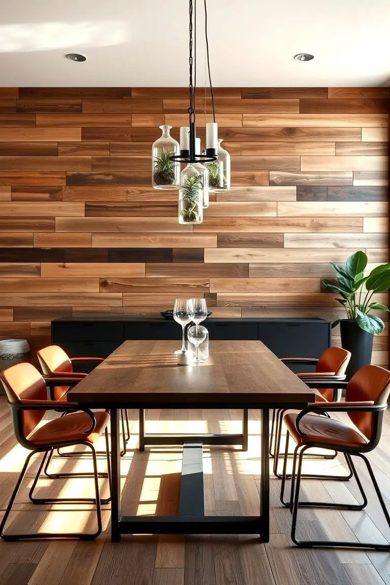 Reclaimed Wood Feature Elegance