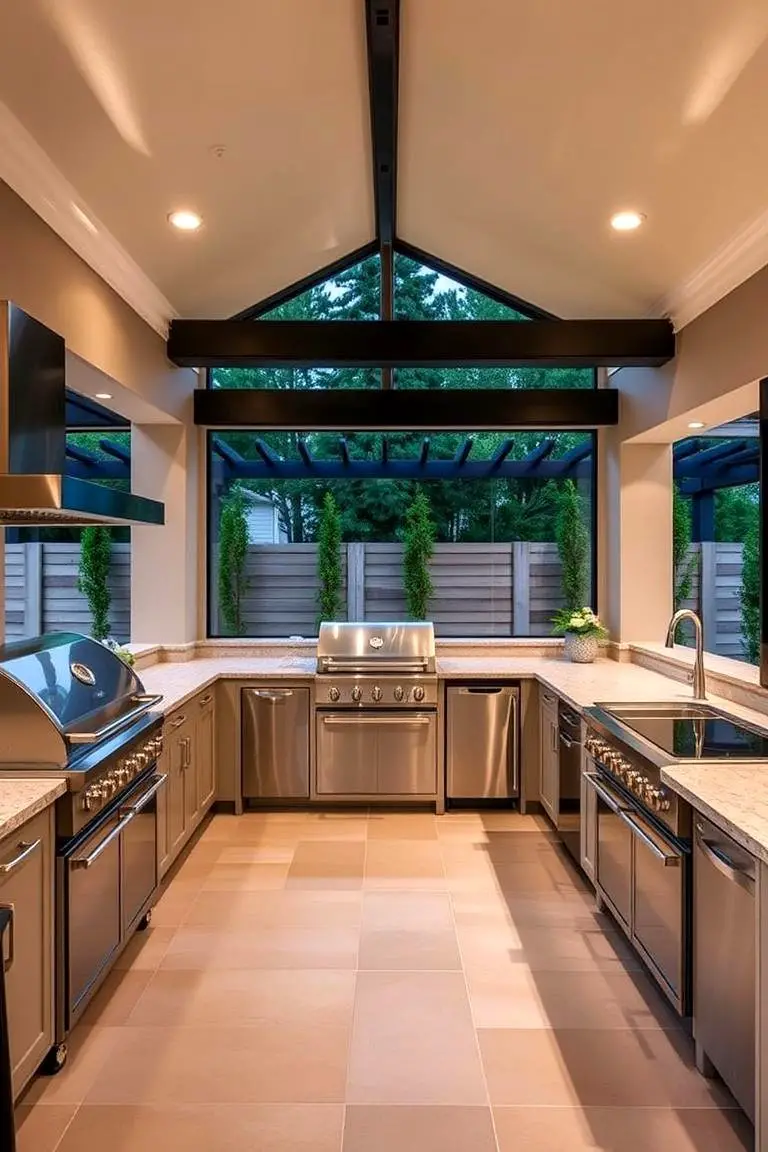 Seamless Indoor/Outdoor Kitchens