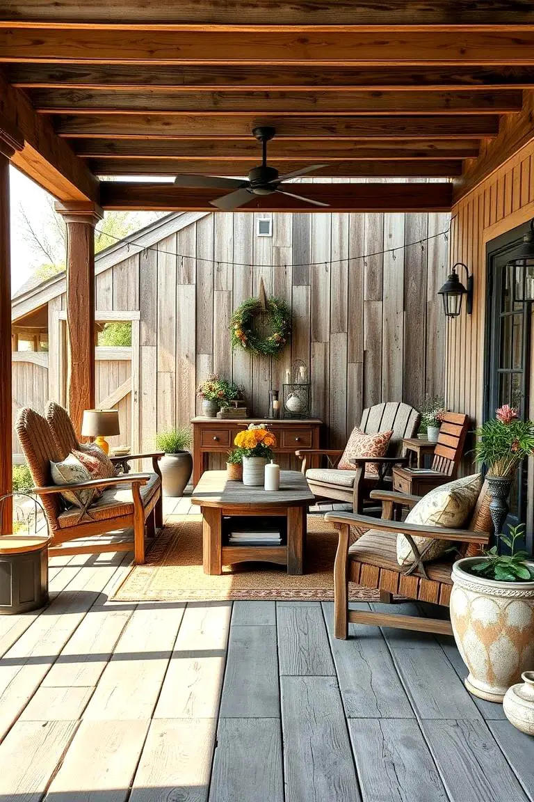 Rustic Farmhouse Patio