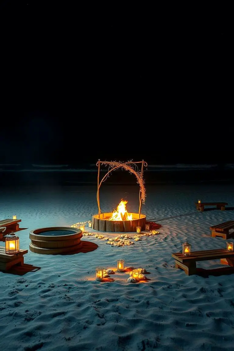 Beach Bonfire Celebration