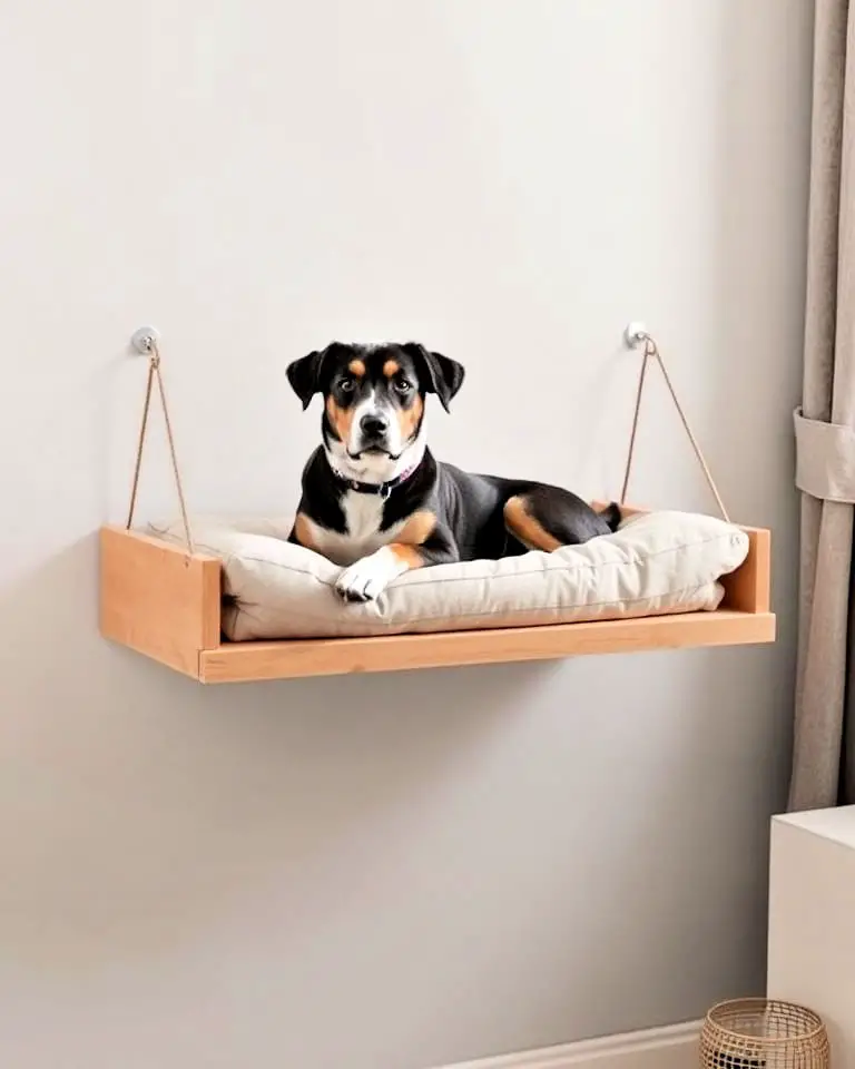 Wall-Mounted Dog Bed
