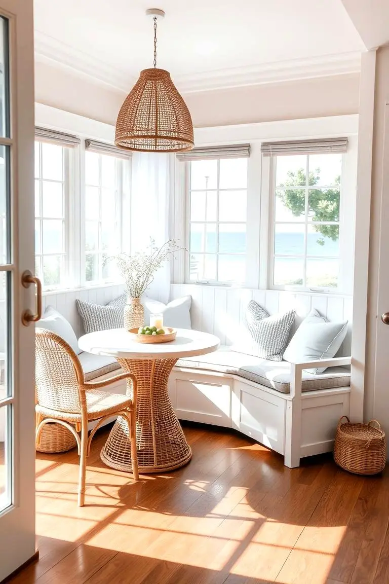Sunny Coastal Breakfast Nook