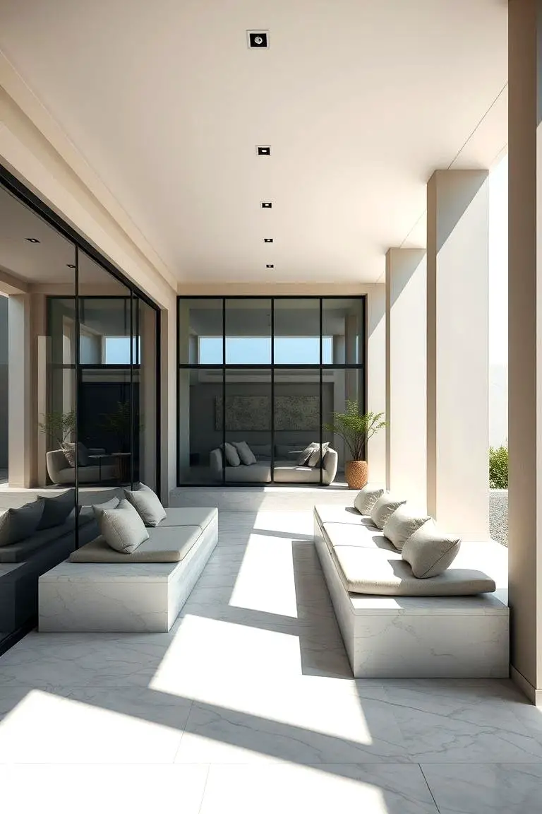Modern Minimalist Veranda
