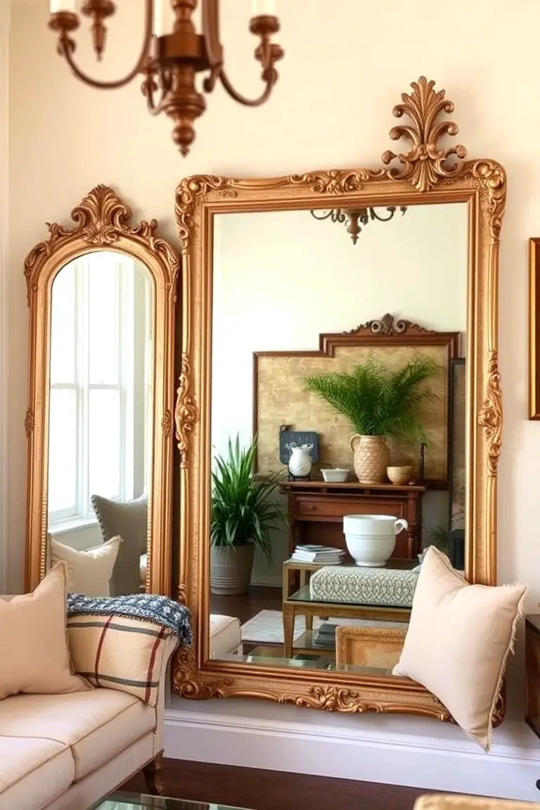 Vintage-Inspired Mirrors
