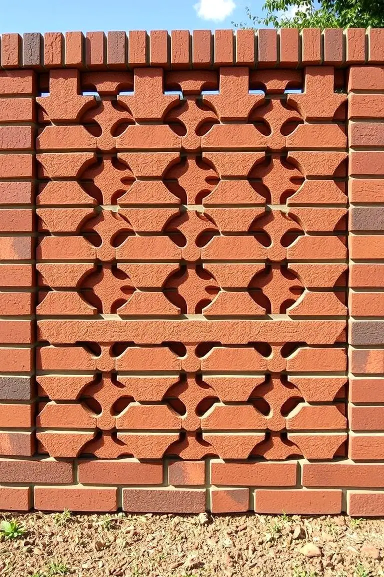 Patterned Brick Accent
