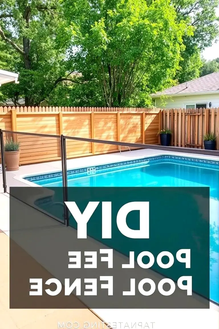 Innovative DIY Pool Fence