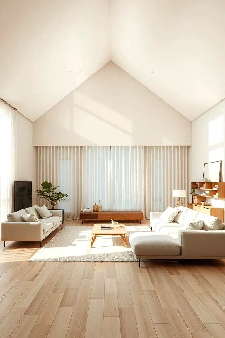 Open and Spacious Beige Layout