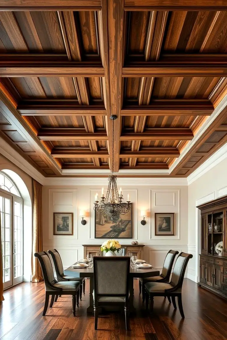 Wooden Coffered Ceilings
