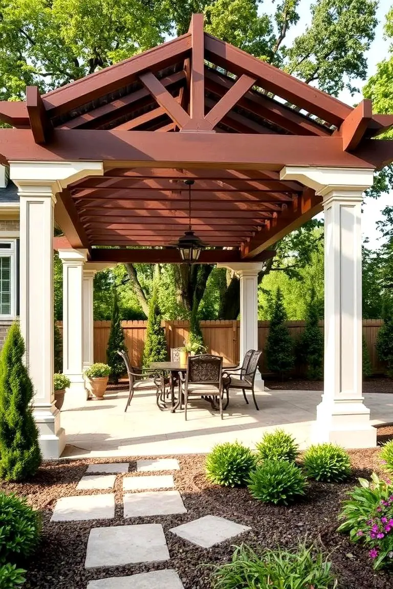 Inviting Pergola Retreat