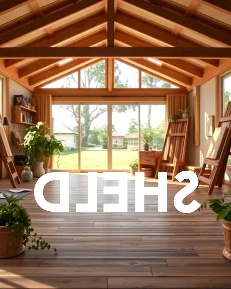 Artistic Studio Shed