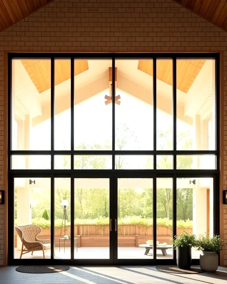 Oversized Black Windows