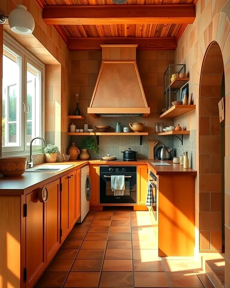 Rustic Charm with Terracotta Tiles