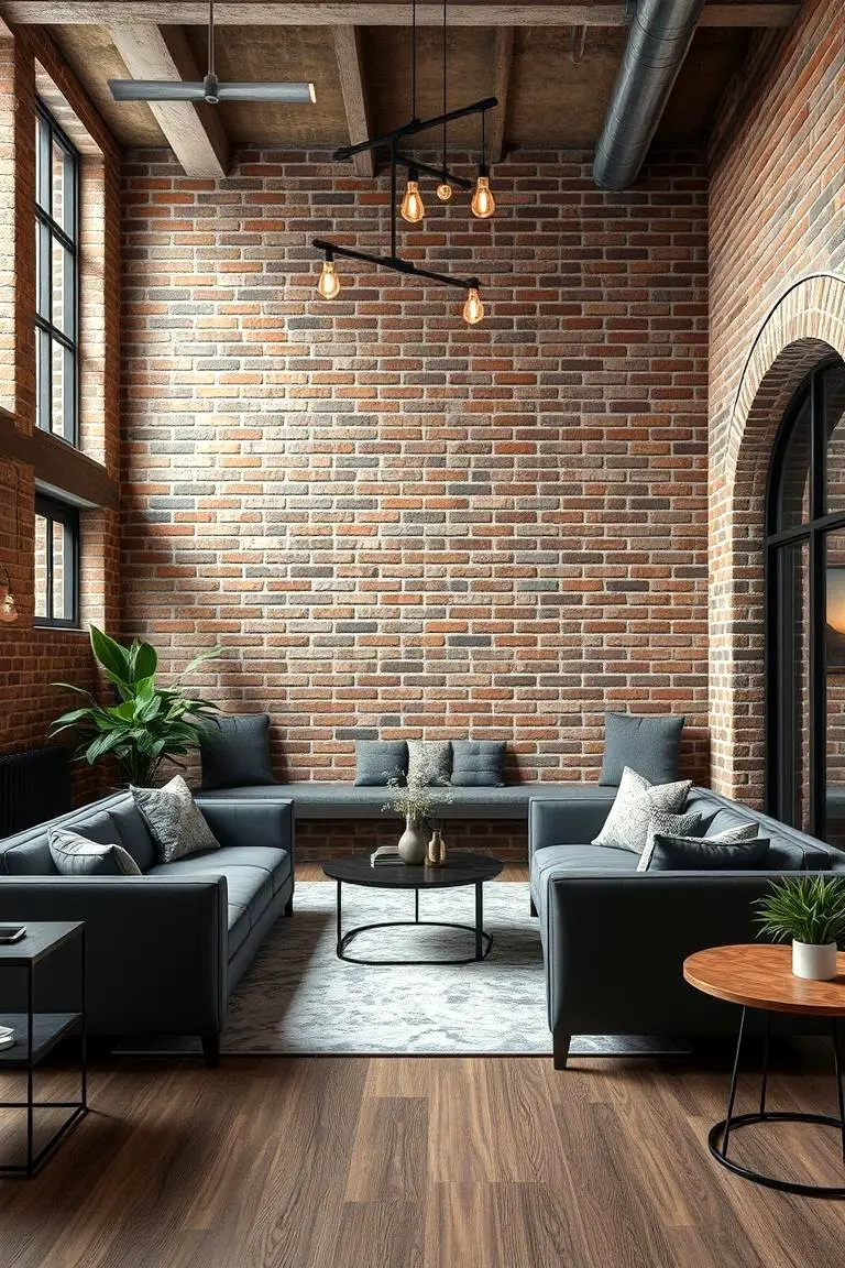 Rustic Brick Veneer Walls
