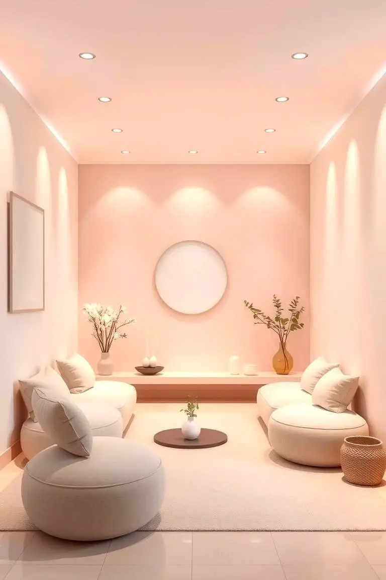 Pastel Meditation Space