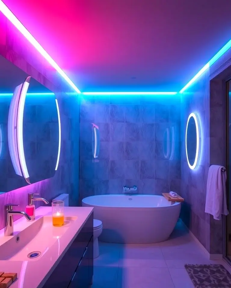 Color-Changing Lights for a Spa-Like Feel