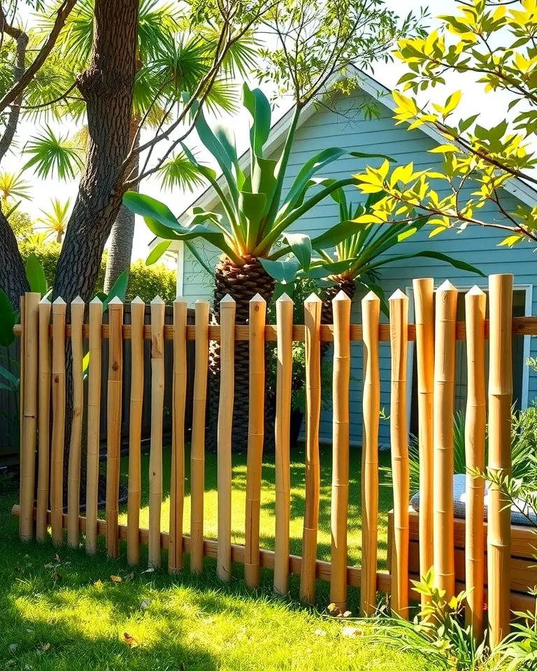 Bamboo Dog Fence for Eco-Friendly Charm