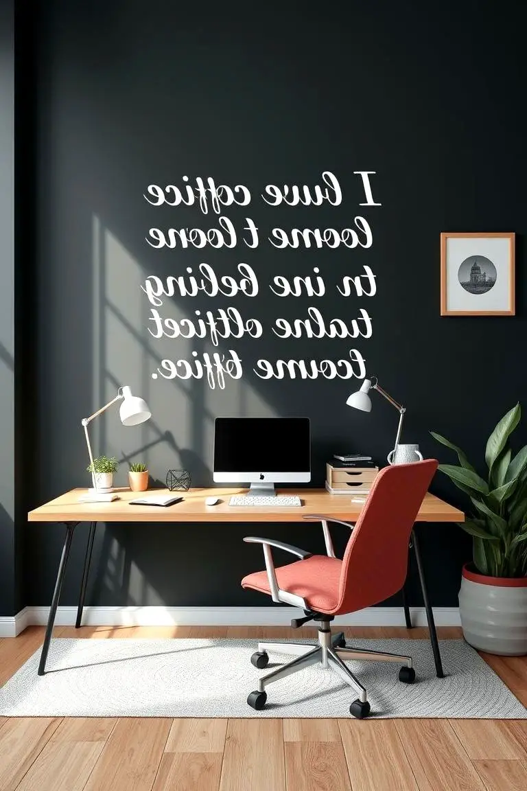 Inspirational Quote Wall