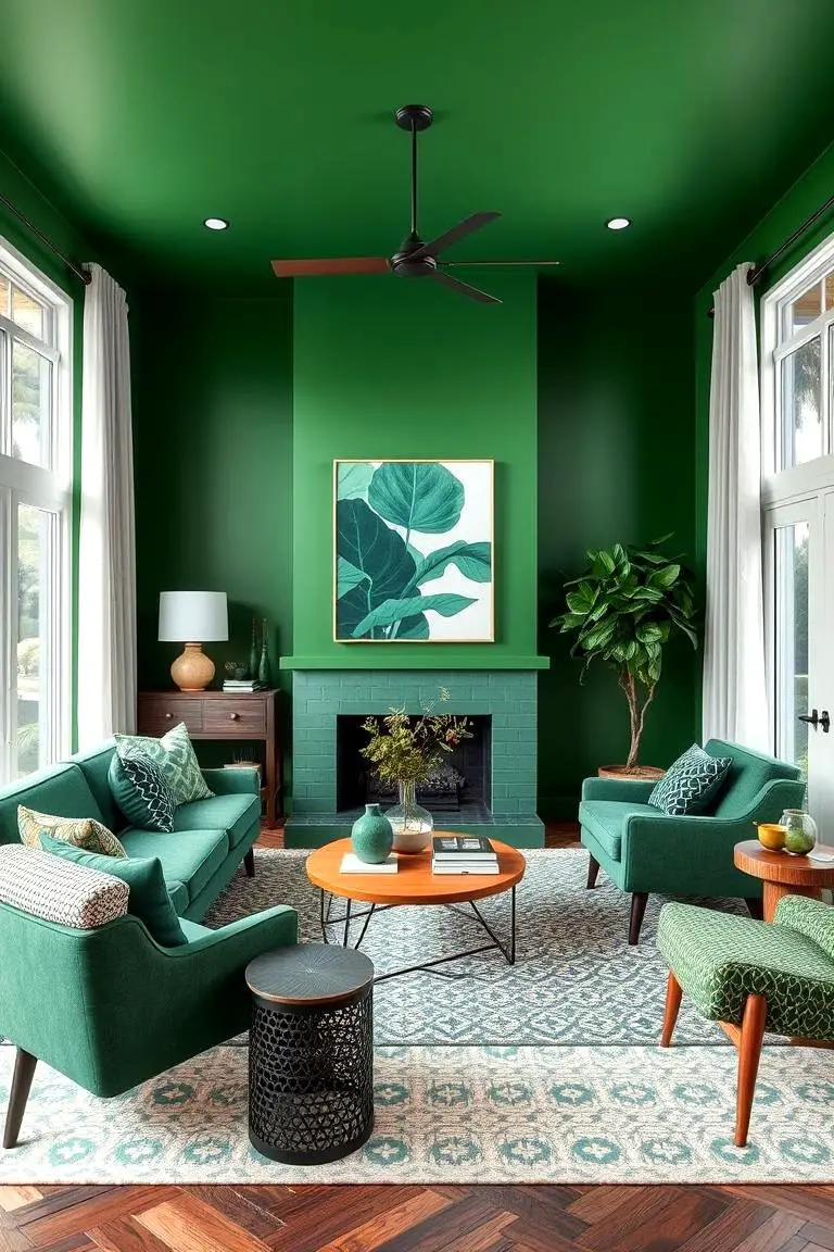 Vibrant Forest Hues