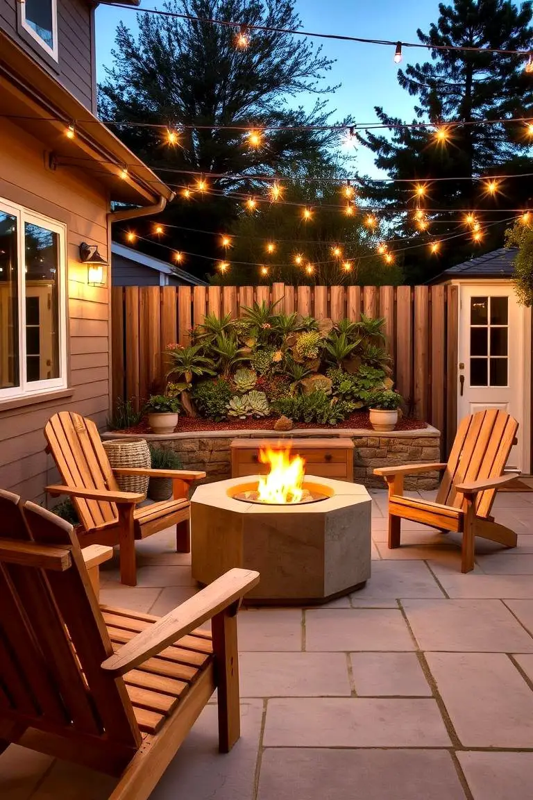 Modern Rustic Outdoor Patio