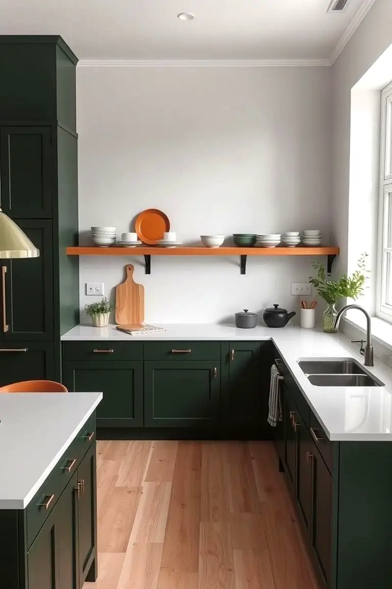 Scandinavian Simplicity in Green