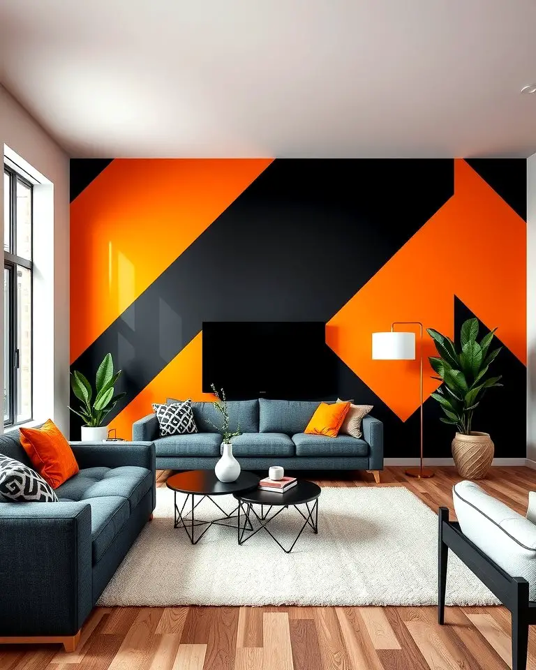 Geometric Accent Walls