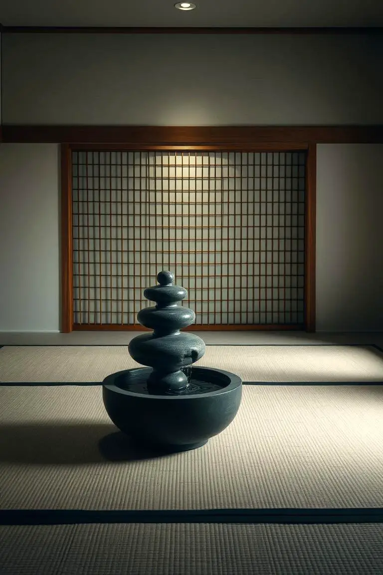 Zen-Inspired Meditation Space