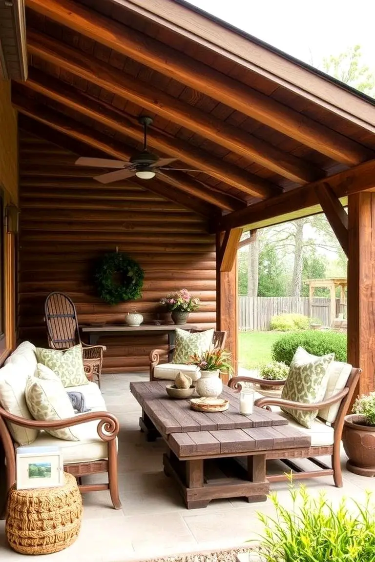 Rustic Timber Retreat