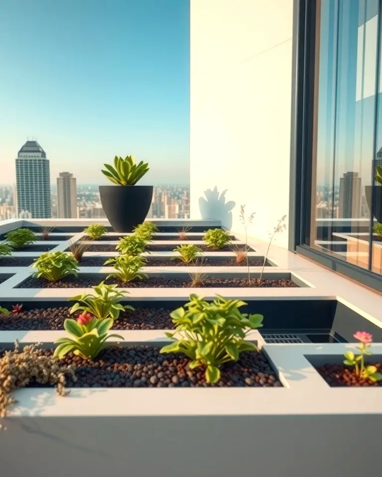 Minimalist Green Roof Design