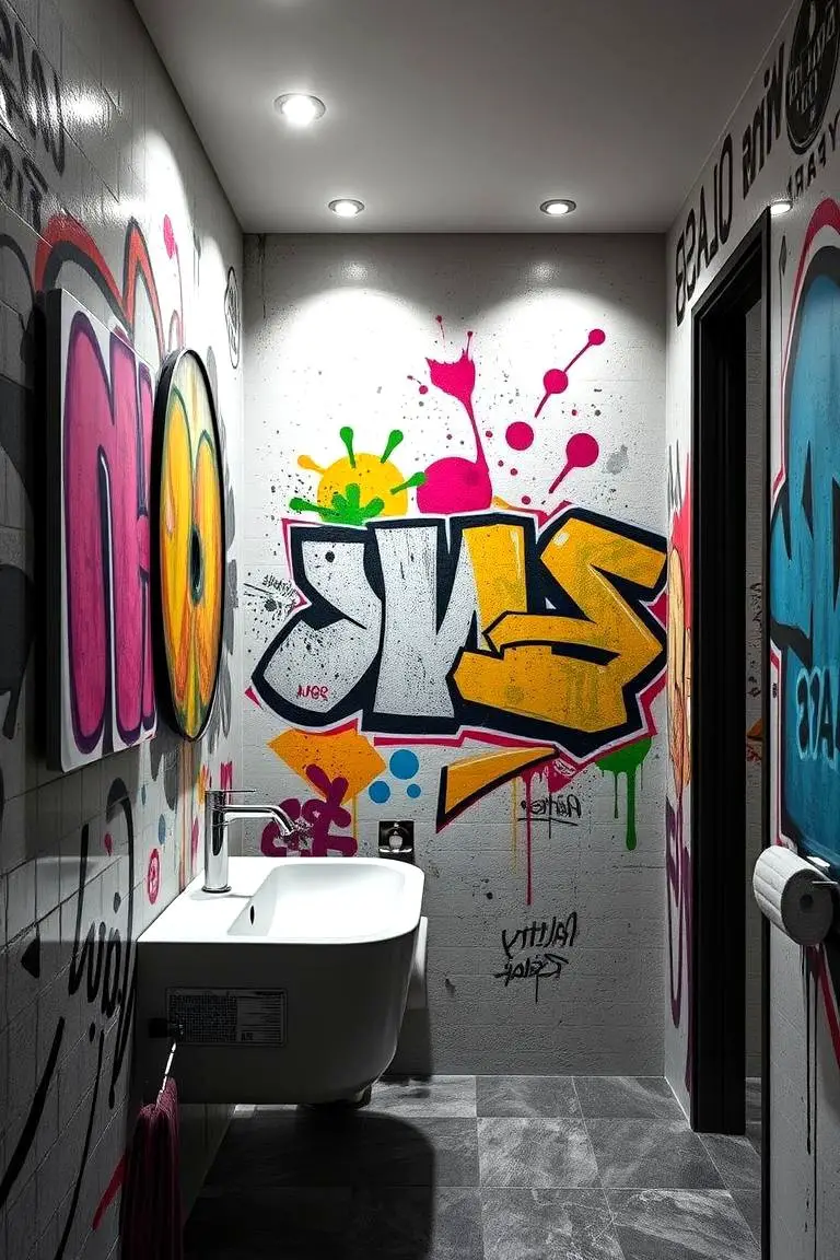 Urban Graffiti Mural