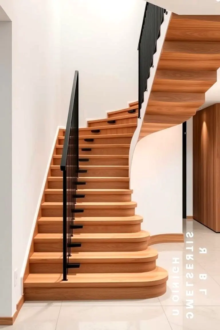 Winder Space-Saving Staircase