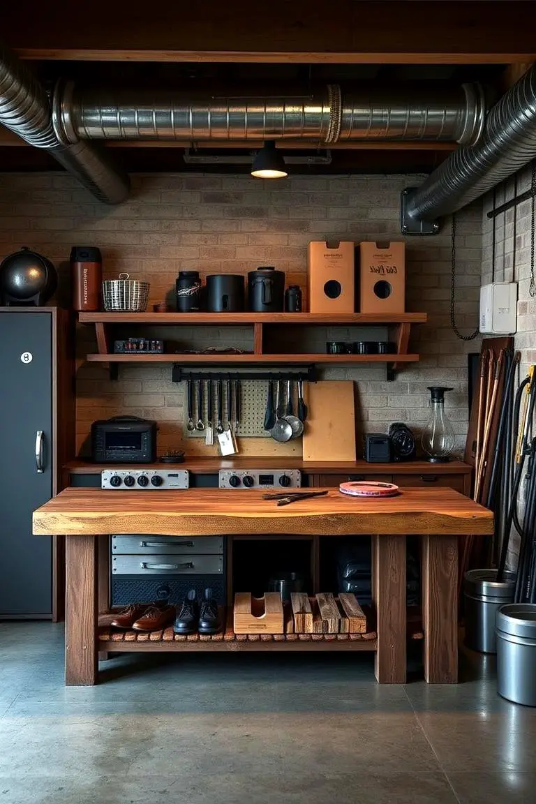 Industrial Style Workbench