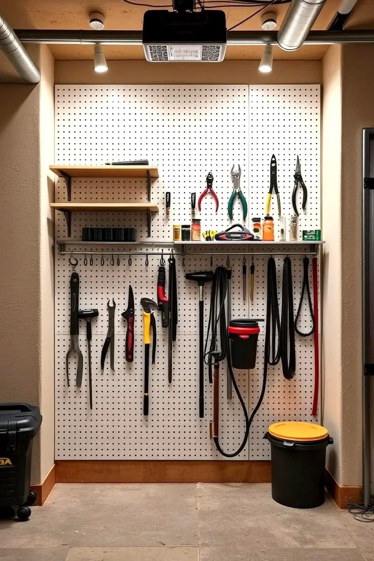Pegboard Organization