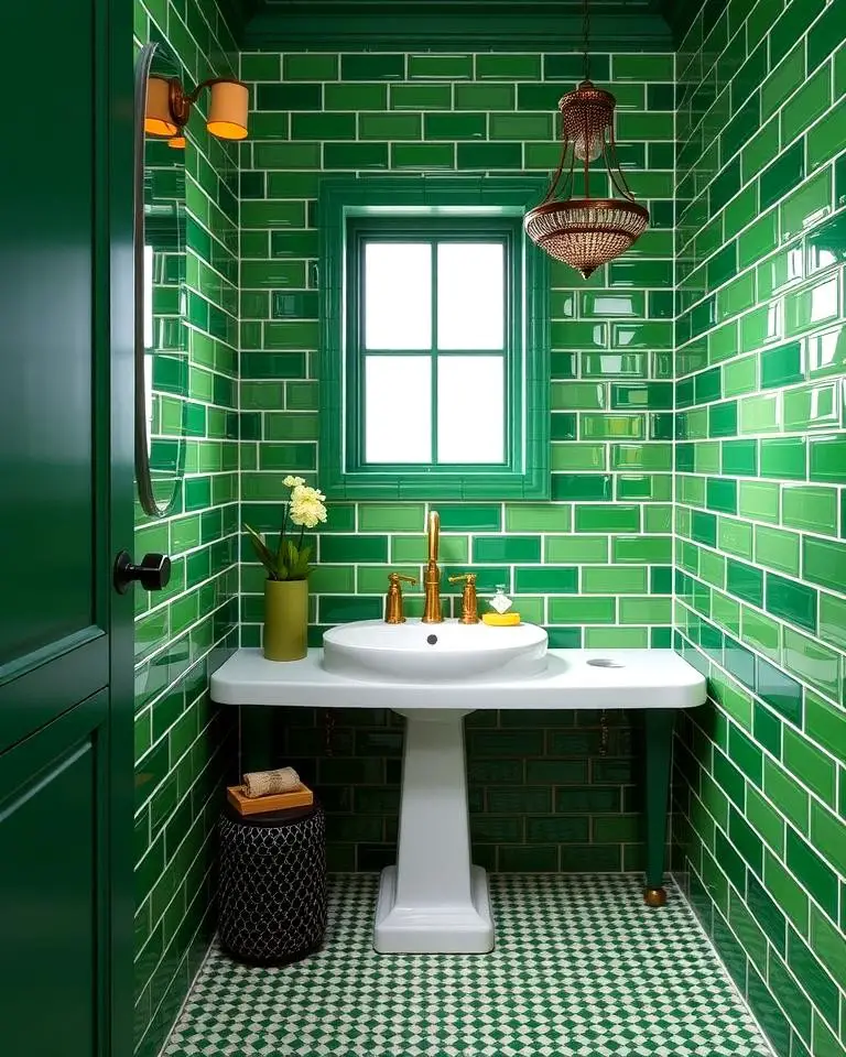 Vibrant Green Tiles